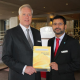 John Dowling, General Manager and Imran Ali of DoubleTree by Hilton