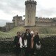 Warwick Castle: Jessa and her family with PCF founder Jane Walker and PCF Chairperson Elinor Perry.