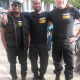 Abdul and two members of his team