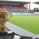 Rugby World Cup trophy at Villa Park