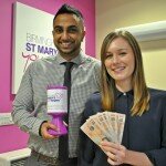 Jas Hothi and Charlotte Anson from Birmingham St Mary’s Hospice