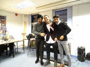 Winner Serag with Hosts Amandip Bhamra and Balraj Samra